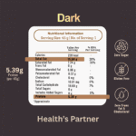 zero sugar chocolate Dark back