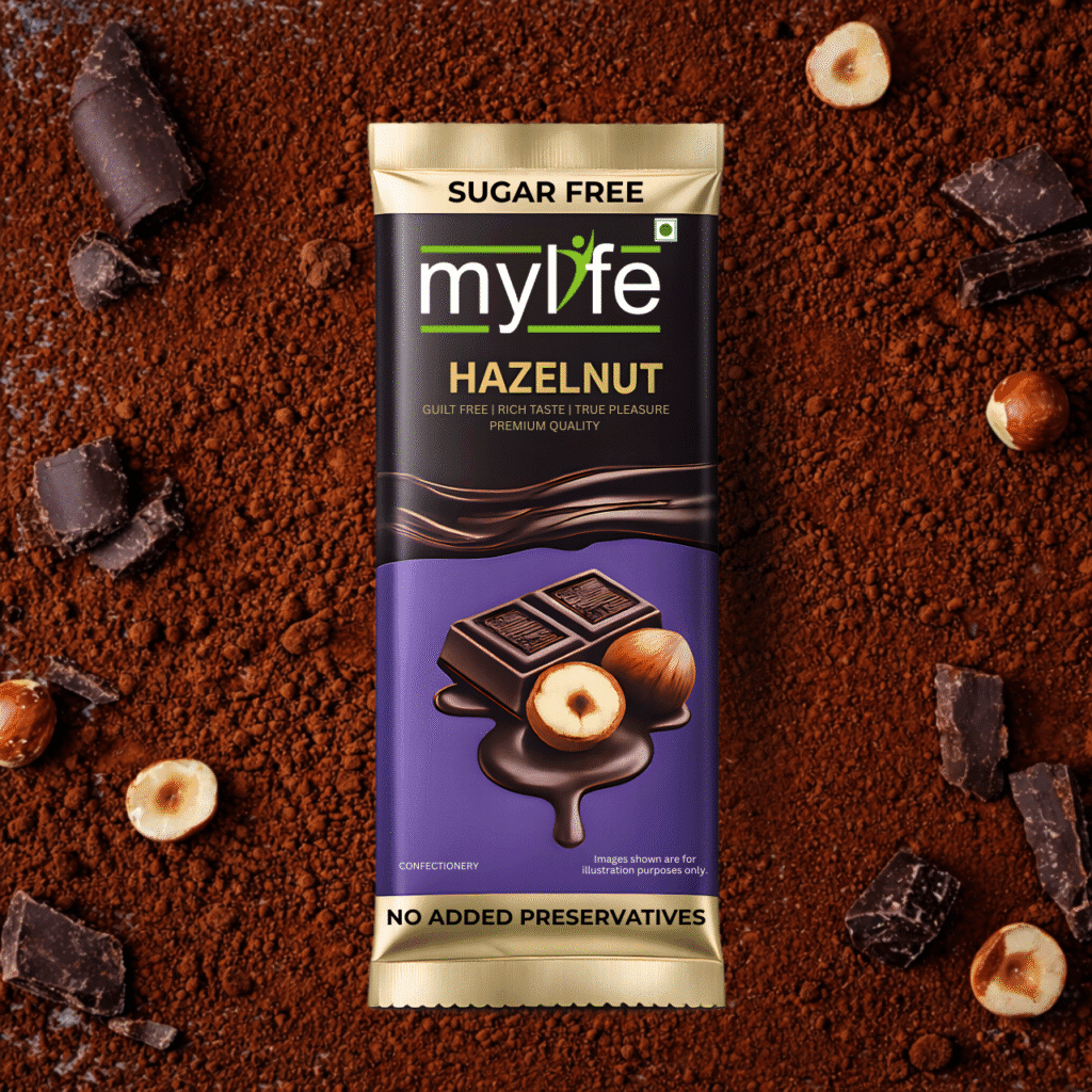zero sugar chocolate Hazelnut