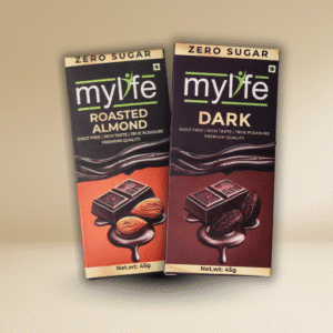 Simple Indulgence(Dark Chocolate + Roasted Almond Chocolate )