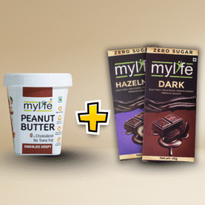 Mylife Signature Trio ( Chocolate crispy Peanut Butter+ Dark & Hazelnut Chocolate )