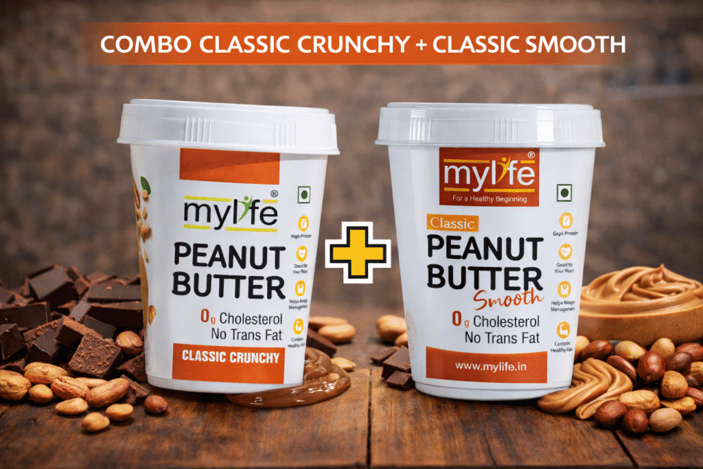 Classic Pair(Classic Crunchy + Classic Smooth Peanut Butter)