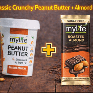Classic Crunchy peanut Butter+ Almond Chocolate