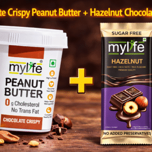 The Crunchy Affair(smooth peanut butter + Hazelnut Chocolate)