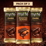 celebration Stack( Two Dark + Roasted almond Chocolate)