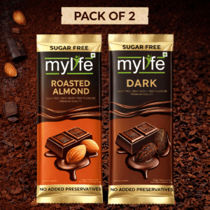Simple Indulgence(Dark Chocolate + Roasted Almond Chocolate )