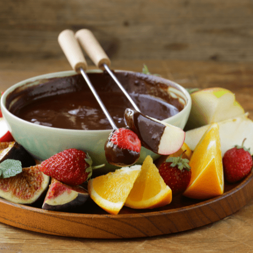 Sugar-Free Chocolate Fruit Bowl