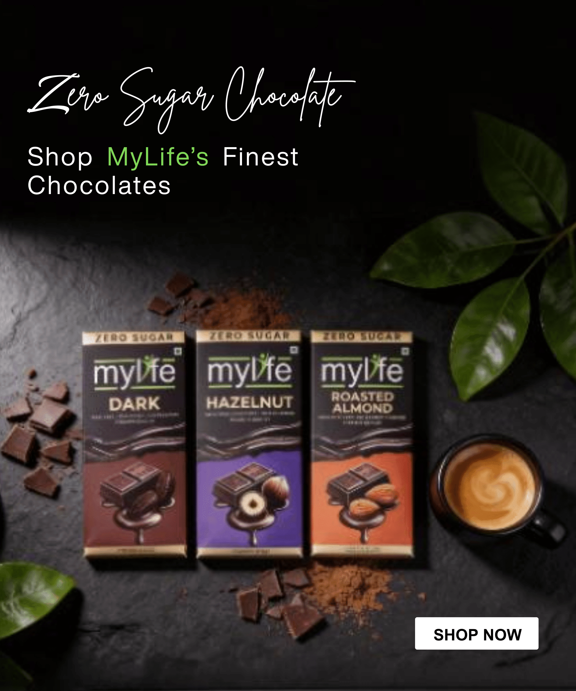 Zero Sugar Chocolate banner combo