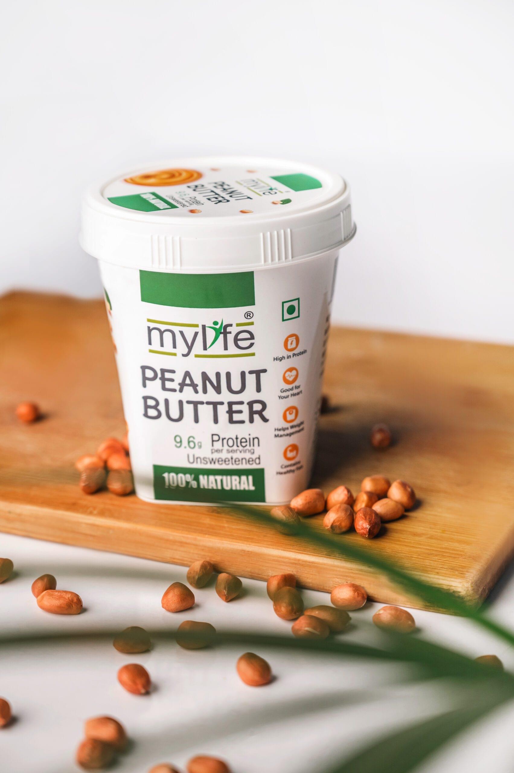 100% natural peanut butter image