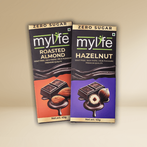 The Nutty Pair ( Hazelnut Chocolate + Roasted Almond Chocolate )