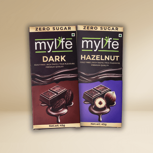 The Duo Of Delight (Dark Chocolate + Hazelnut Chocolate ) The Duo Of Delight (Dark Chocolate + Hazelnut Chocolate )